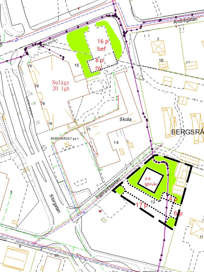 11(15) Servitut Det finns inom planområdet tre servitut: 0761-95/14.1, last, ledningsrätt 07-LEO-485.1, förmån, officialservitut 0761IM-11/274.