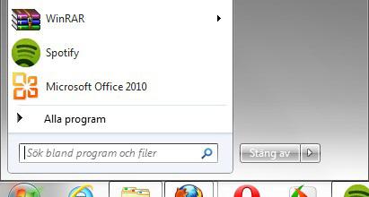 Om det finns ett arbete som inte är sparat kommer en ruta upp med en fråga om du vill spara ditt arbete innan du stänger. Välj Ja eller Nej.