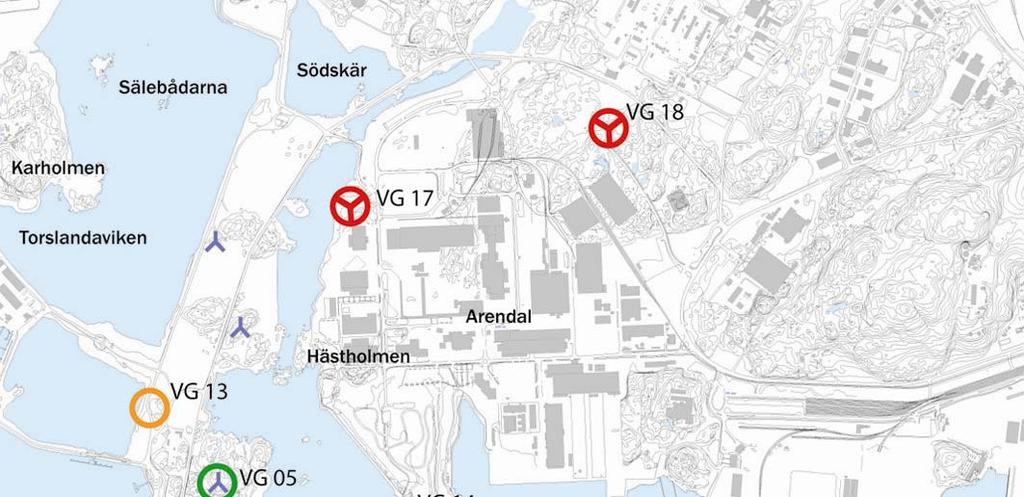 3 PLANENS SYFTE OCH HUVUDDRAG Detaljplanen, som omfattar åtta delområden, grundar sig på ett program godkänt av byggnadsnämnden 2008-01-08.