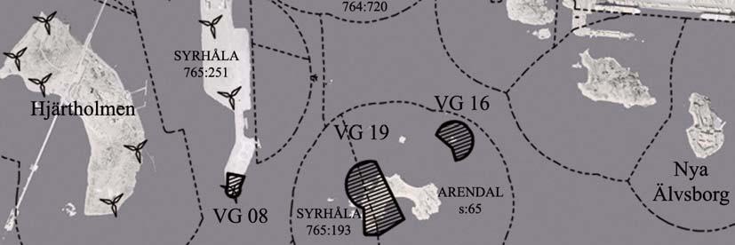 AREAL OCH MARKÄGOFÖRHÅLLANDEN Planområdets totala area är 90 084 m² varav 42 489