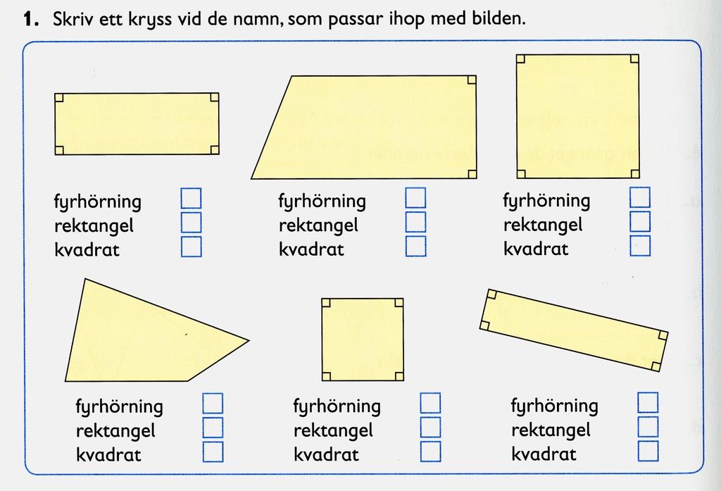 12 Figur 7) Skriv ett kryss vid namn, som passar ihop med bilden (Karppinen, Kiviluoma & Urpiola, 2013, s. 158).