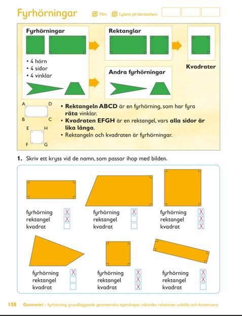29 Bilaga 2. Facit Facit till uppgiften i Favorit Matematikens 3B, s.