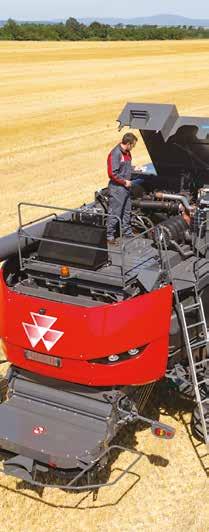 konventionell skördetröska med 8 skakare eller hybridtröska 16 Tröskning med cylinder och frånskiljning med skakare 18 Tröskning med cylinder och frånskiljning med separatorer 20 Constant Flow 22