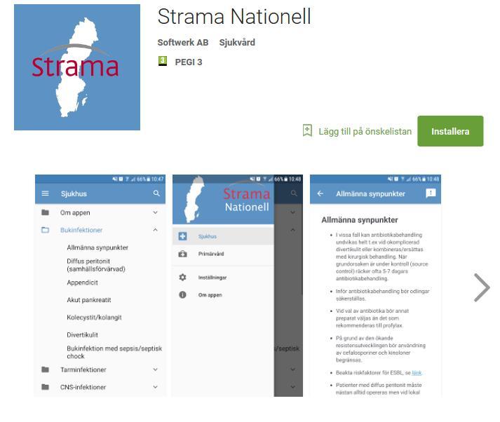 Appen Strama nationell