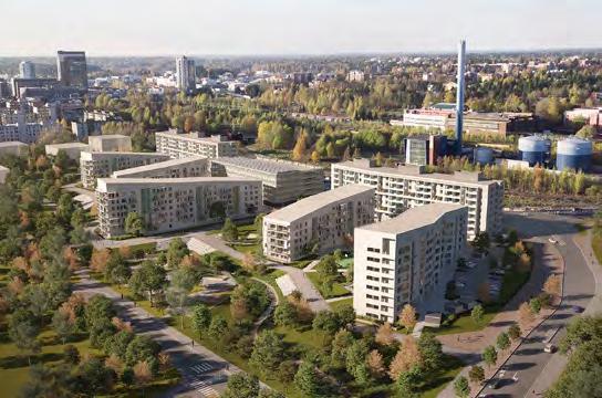 KONKURRENTER De största konkurrenterna i Finland utgörs av byggbolag som också är aktiva inom bostadsutveckling, som exempelvis Lemminkäinen och Skanska.