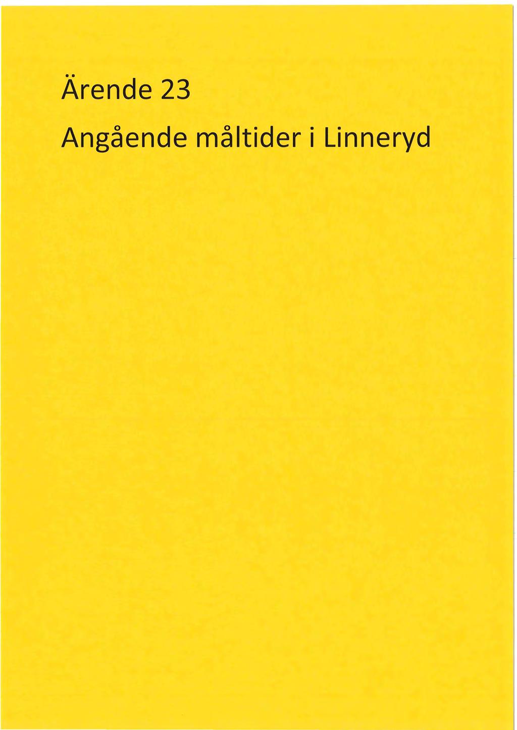 Ärende 23 Angående