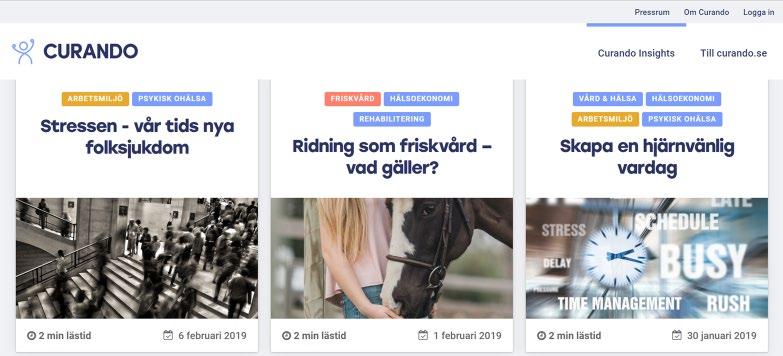 CURANDO INSIGHTS Curandos blogg (https://insights.curando.