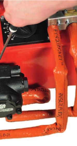 Flytta över pumpkopplingen till den nya pumpen och ställ in samma avstånd mellan (P) pump och pumpkoppling som tidigare för att undvika tryck på pumpens packbox. 6.