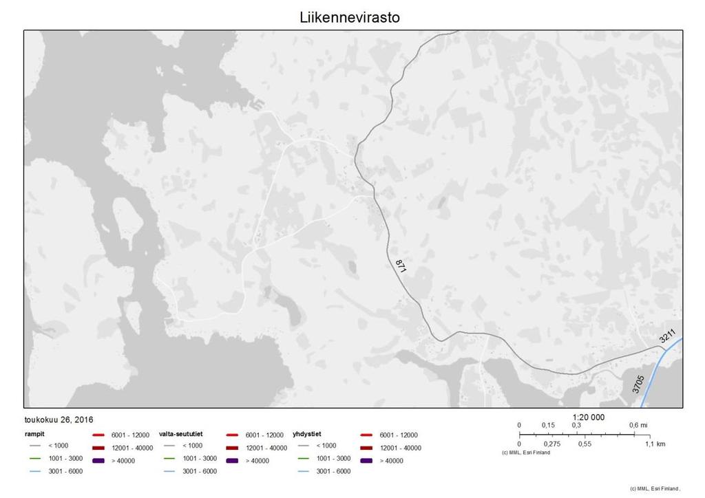 12 Trafik Trafiken på området är lokaliserad till huvudvägarna, men speciellt till Västerbyvägen, Kroksvägen och Krokönsvägen.