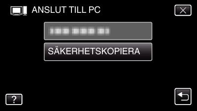 Kopiering Säkerhetskopiera alla filer Kontrollera om det finns tillräckligt med fritt utrymme på datorns hårddisk innan du säkerhetskopierar.