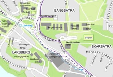 Detta gör det enklare för resenärer med närtrafiken att ta sig till området kring Lerbovägen. Resenärer söderifrån får en direktlänk till Lerbovägen utan att behöva gå från Aga.