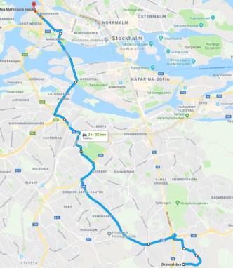 92(143 Längs Örbyleden kan fler hållplatser trafikeras om väghållaren bygger hållplatslägen, för att på så sätt öppna upp linjen för boende i Bandhagen och Stureby.