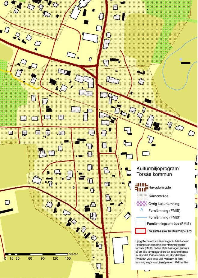 2 Kärnområdet bör i huvudsak betraktas som ett kulturhistoriskt särskilt värdefullt bebyggelseområde enligt Planoch bygglagen (PBL 8 kap 13 ).