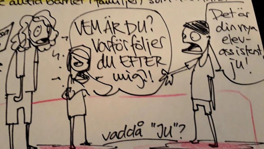 Tips! Från personer med Autism Inled inte med löst prat säg det konkreta först Använd inte ofullständiga meningar I text: uttryck