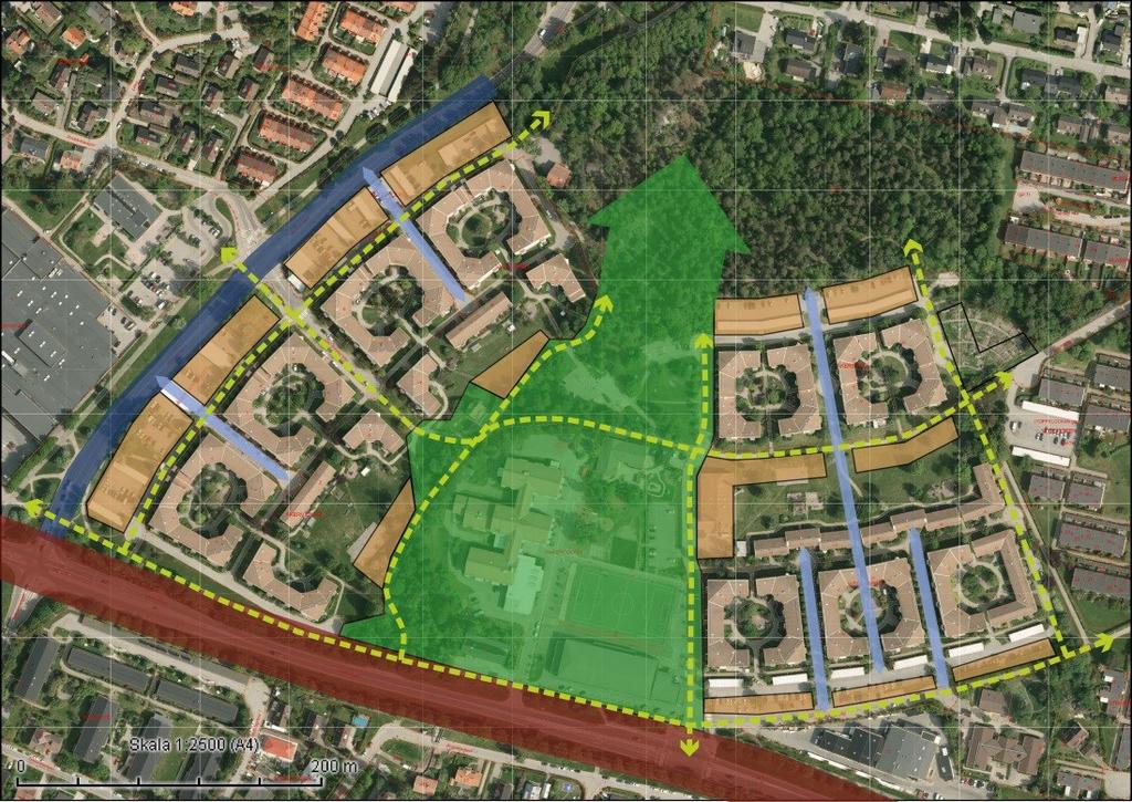 Förslaget förväntas kunna bidra med ca 400 bostäder vilket är ett positivt tillskott för att uppnå de bostadspolitiska målen.