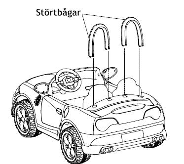 Steg 14: Montera säte 1) Placera sätet på sin plats i bilen.