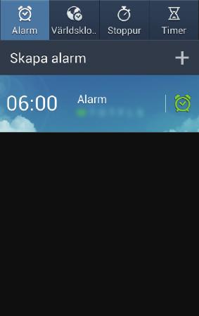 Verktyg Klocka Med det här programmet kan du ställa in larm, se hur mycket klockan är i flera av världens storstäder, mäta hur länge en händelse pågår eller ställa in en timer.