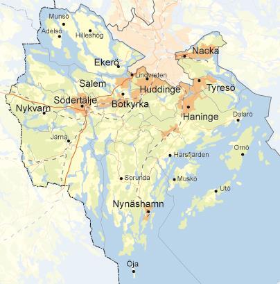 Södertörns brandförsvarsförbund Sveriges tredje största räddningstjänst 10 medlemskommuner Ca 580 000