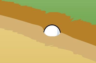 Nu är ett fjärde alternativ tillgängligt. Spelaren kan också droppa en boll i Flagglinjen utanför bunkern och lägga på två slags plikt.