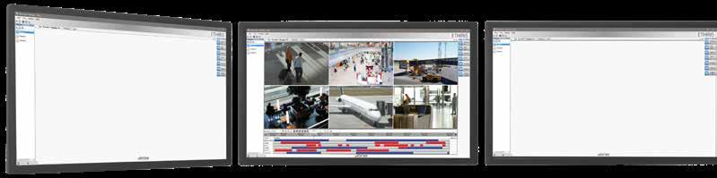 Flexibelt, kraftfullt och intelligent Video Management Software ger användaren ett kraftfullt och avancerat övervakningssystem som är enkelt att använda.