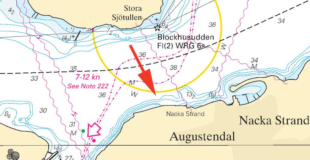 Nr 331 4 Sweden. Sea of Bothnia. SE of Härnösand. Härnöklubb light. Changes to characteristics and sectors. Cancel: 2010:299/6206(P) Rebuilding works at the light Härnöklubb is now completed.