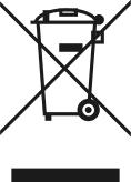 WEEE Släng inte elektrisk utrustning i det vanliga hushållsavfallet!