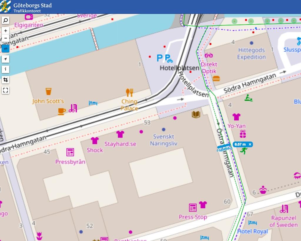 bedöms vara väldigt goda och uppfylla kraven på bra cykelinfrastruktur i anvisningarna.