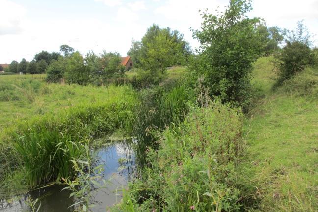 Hydromorfologisk utvärdering Den genomsnittliga lutningen på sträckan är 1,9.