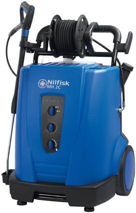 Tryckstyrd avlastare EcoPower panna med > 92% effektivitet DuoMotor-system - separata motorer för högtryckspump och oljepanna Automatisk fördröjd start/stopp Robust kåpa monterad på pulverlackad