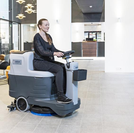 Perfekt för rengöring på kontor, stormarknader, sporthallar, köpcentrum, restauranger, hotell, sjukhus och skolor.