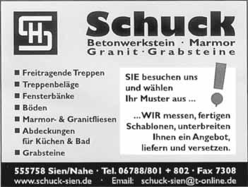 Rundschau Die Private Klein- anzeige erscheint für 23,- Euro in ca. 40.