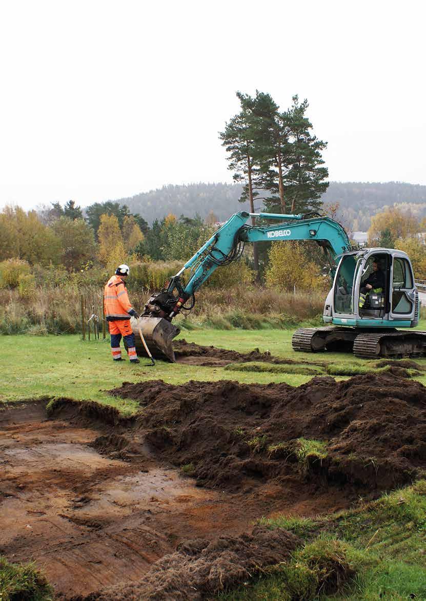 Flintor och härd på Högås 67 Arkeologisk