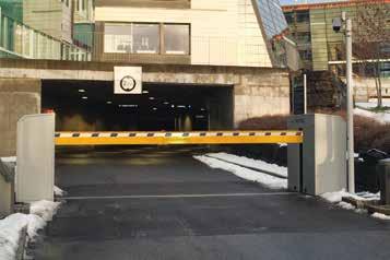 Lift barriers Lift barriers ger en kontrollerad in- och utfart med upp till 10 meters bredd.