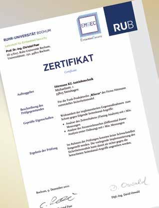 Tillbehör Fjärrstyrning, mottagare Endast hos Hörmann Hörmann BiSecur (BS) Det moderna radiosystemet för port- och infartskontrollsystem Det dubbelriktade fjärrsystemet BiSecur står för en