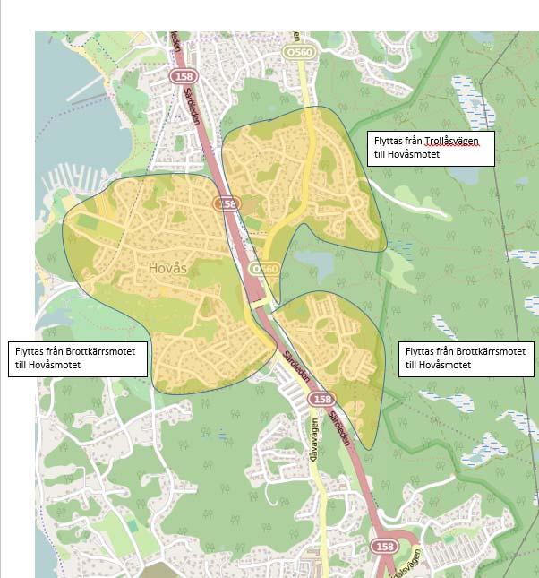 4. Användning av de nya ramperna Bebyggelse inom markerade områden antas