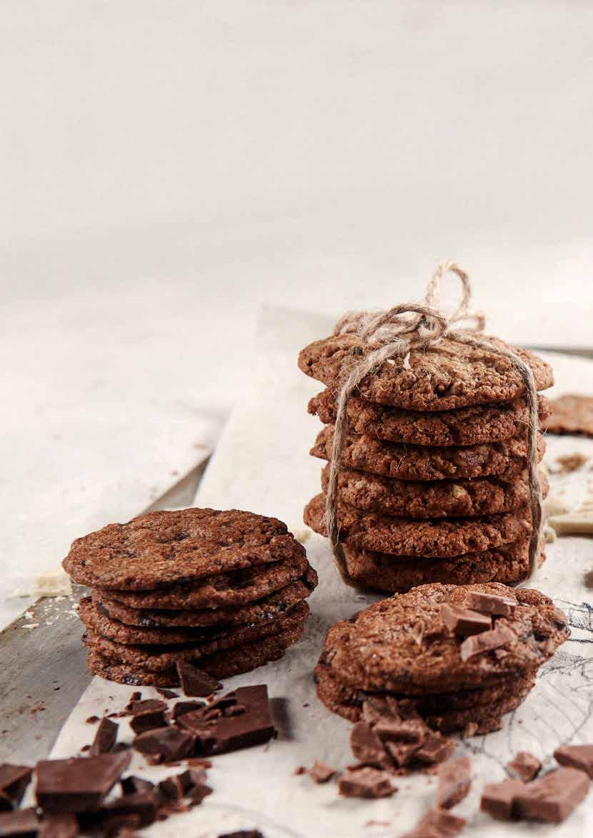 testa en eller alla Yummy & homemade Låt oss inspirera med cookies i alla dess smaker; vad sägs om en klassisk cookie med nötter och mandel,