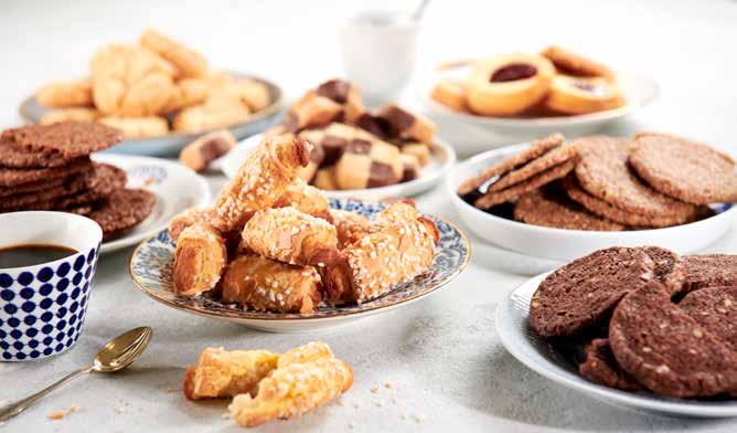 nyheter och klassiker 7 sorters kakor Bjud in till klassiskt kakkalas och duka fram sju sorters kakor i butiken!