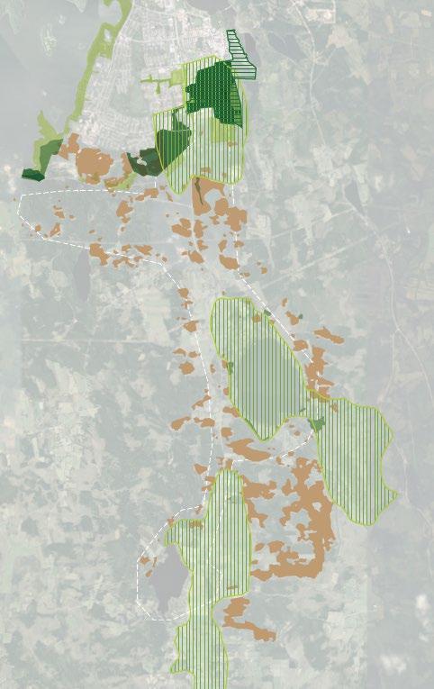 3. Konsekvenser för miljö 3.1 Förutsättningar Friluftsliv Framförallt är det områden nära dagens stadsgräns som används för rekreation och friluftsliv.