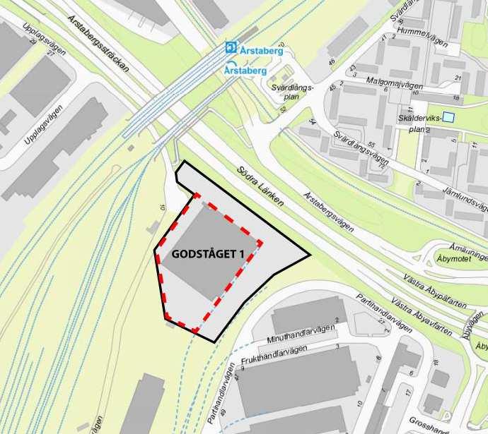 Stadsbyggnadskontoret Planavdelningen Sida 1 (6) 2015-02-09 Handläggare Torbjörn Johansson Telefon 08-508 273 52 Till Stadsbyggnadsnämnden Startpromemoria för planläggning av del av Godståget 1 i