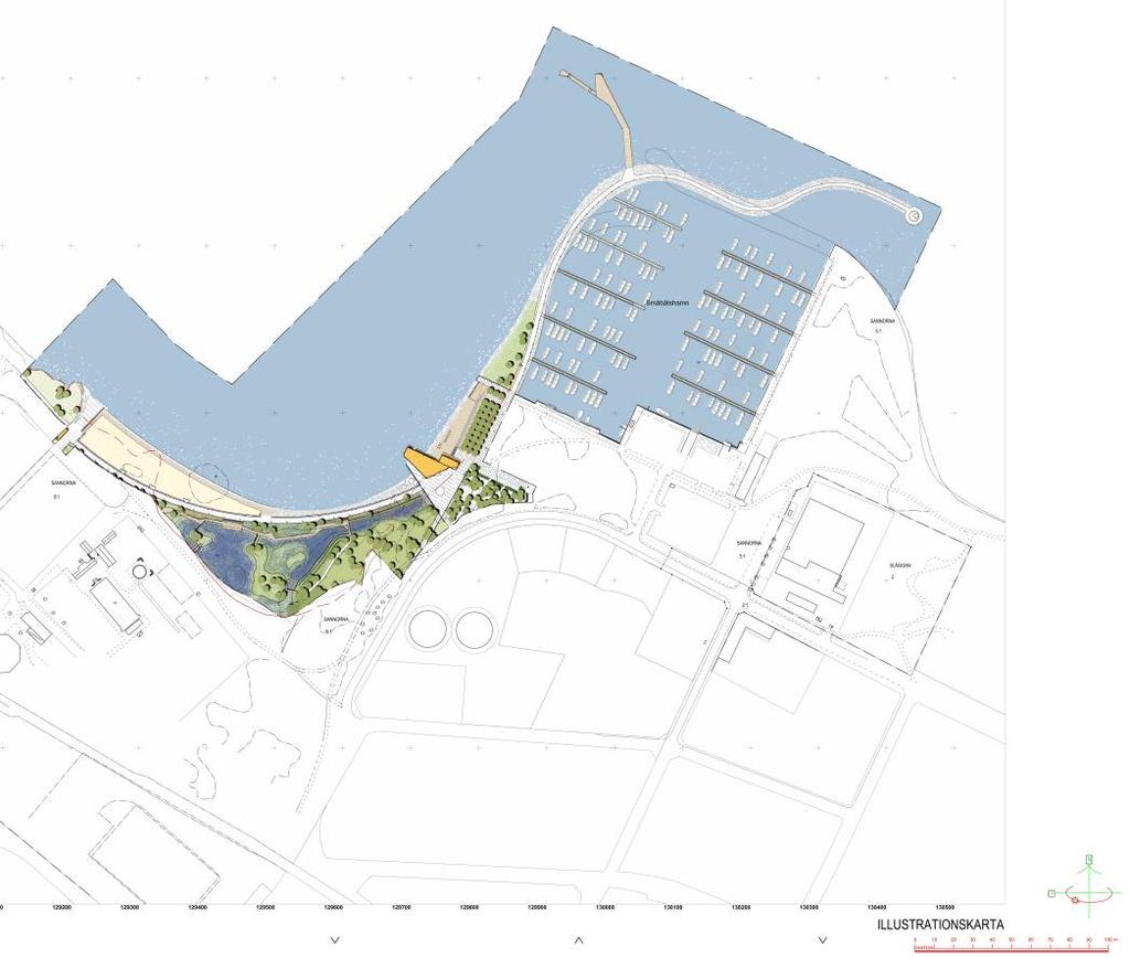 Figur 2 Illustration detaljplan för del av Sannorna 5:1. 2.2 Behovsbedömning Enligt plan- och bygglagens 4 kap.
