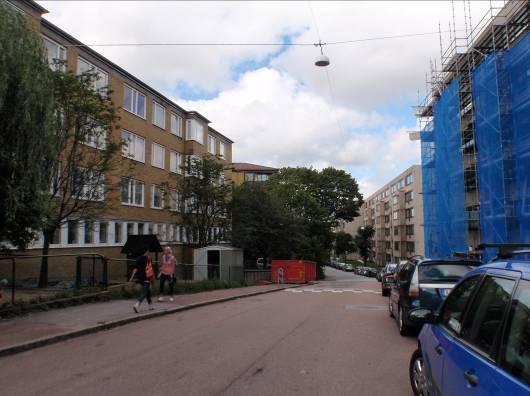 Vy från Skansen Kronan Befintlig bebyggelse Planområdet omfattar fyra flerbostadshus från 1960-talet.