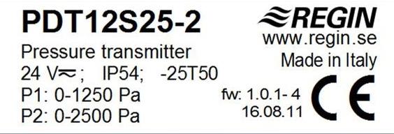 Revision 20170209 Tekniska data Matningsspänning 24 V AC/DC ±15 % Skyddsklass IP54 eräknad effektförbrukning 2 VA (rms). Minsta trafostorlek 7,5 VA. Kanal för dataöverföring Ickeisolerad (max.