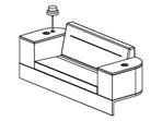 Nr BxH (mm) Tyg prisklass D F G H I J Övrigt 2-sits soffa, bord till höger och vänster i vit laminat (MV) SURLSOFA1 10 242:- 11 147:- 11 504:- 12 457:- 13 566:- 14 704:- - 2-sits soffa, bord till