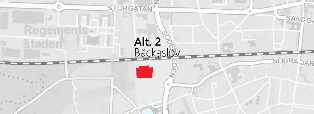 1 Regementsstaden 525 2 Bäckaslöv 545 3 Väjösjön A 755 B