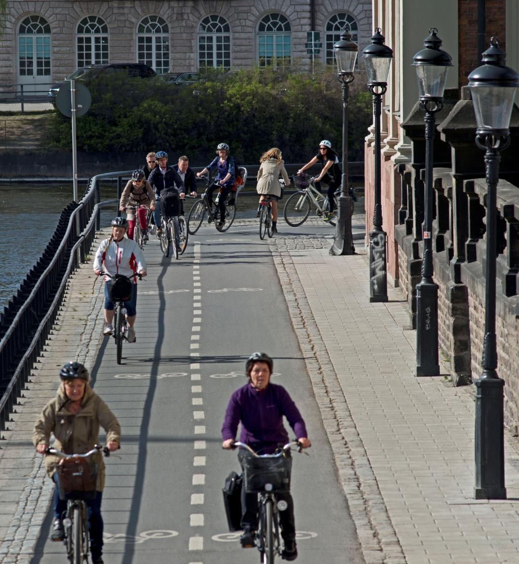 Resultat av arbetet för ökad och säkrare cykling samt förslag till