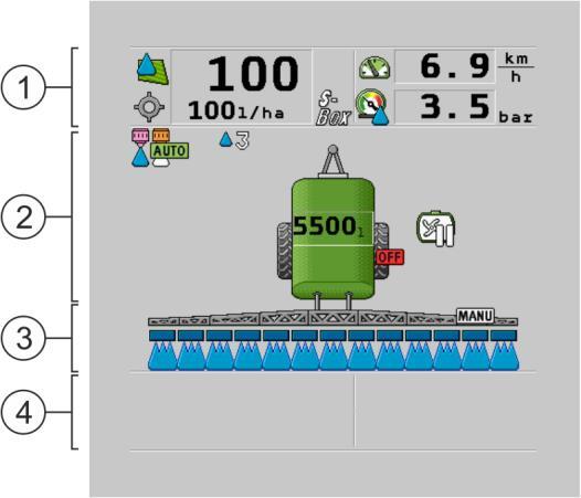 5 Grundläggande användning Slå på jobbdatorn 5 5.1 Grundläggande användning Slå på jobbdatorn 1. Anslut jobbdatorns ISOBUS-kabel till ISOBUS-anslutningen på traktorn. 2. Starta ISOBUS-terminalen.