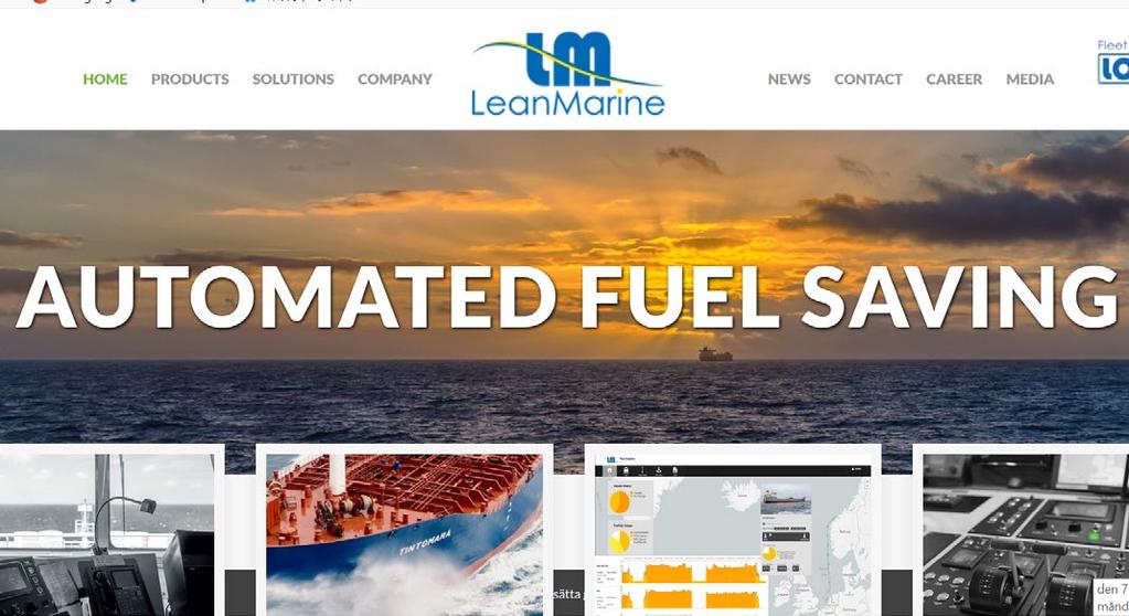 STARTUPS Företag: Lean Marine AB Website: leanmarine.