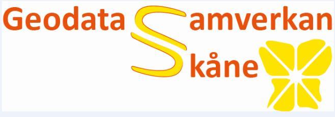 Skånegemensam geodatainsamling Nuvarande