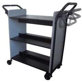 BOKVAGNAR Vislanda Flex - storlastare Målad MDF, hyllor i metall 990 1 150 480 690810 5 955 Ställbara