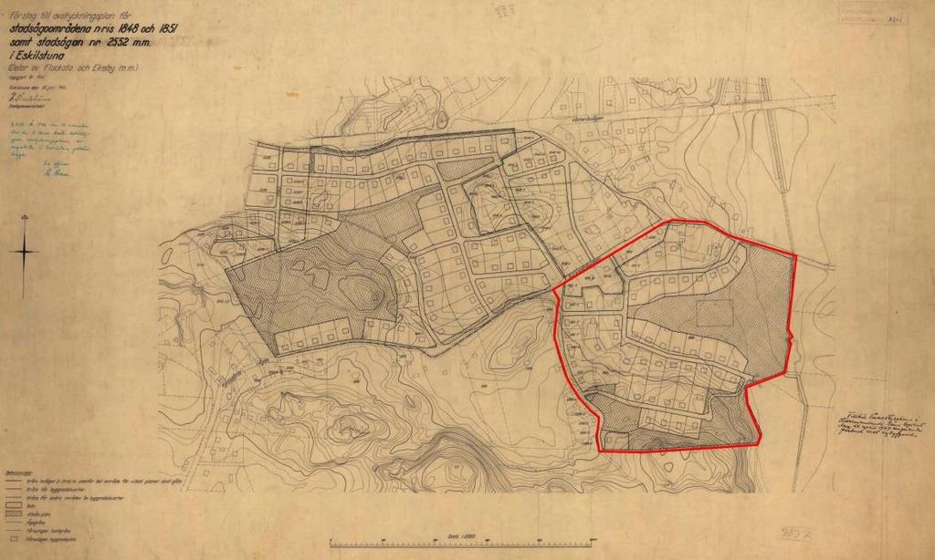 Eskilstuna kommun 4 (5) Administrativa frågor Avstyckningsplanerna, aktnummer 0484K-1157C, laga